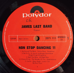 Винтажная виниловая пластинка LP James Last Джеймс Ласт Non Stop Dancing 11 (Germany 1970) Yellow River