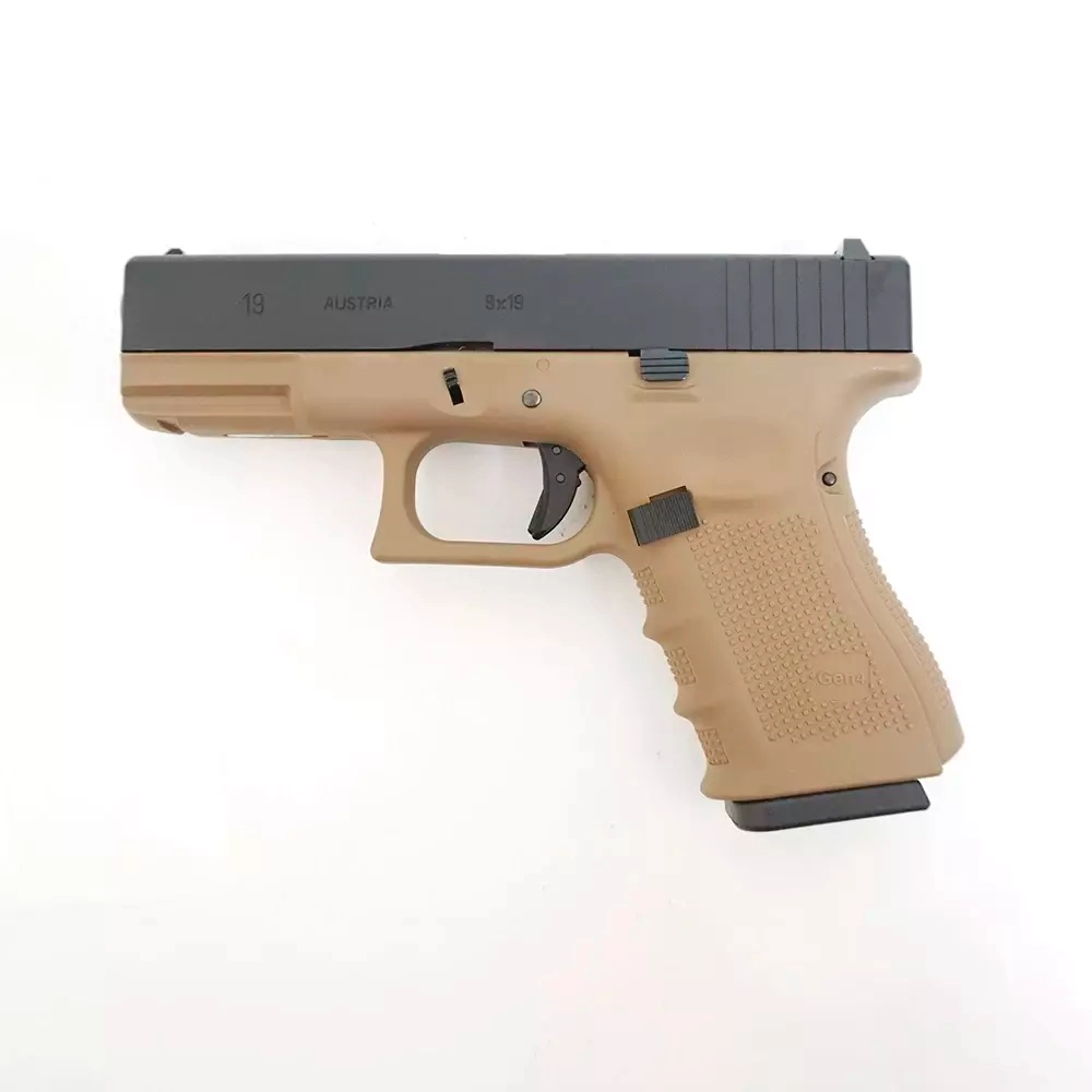Модель пистолета WE Glock G19 gen4 metal slide Gas, Tan