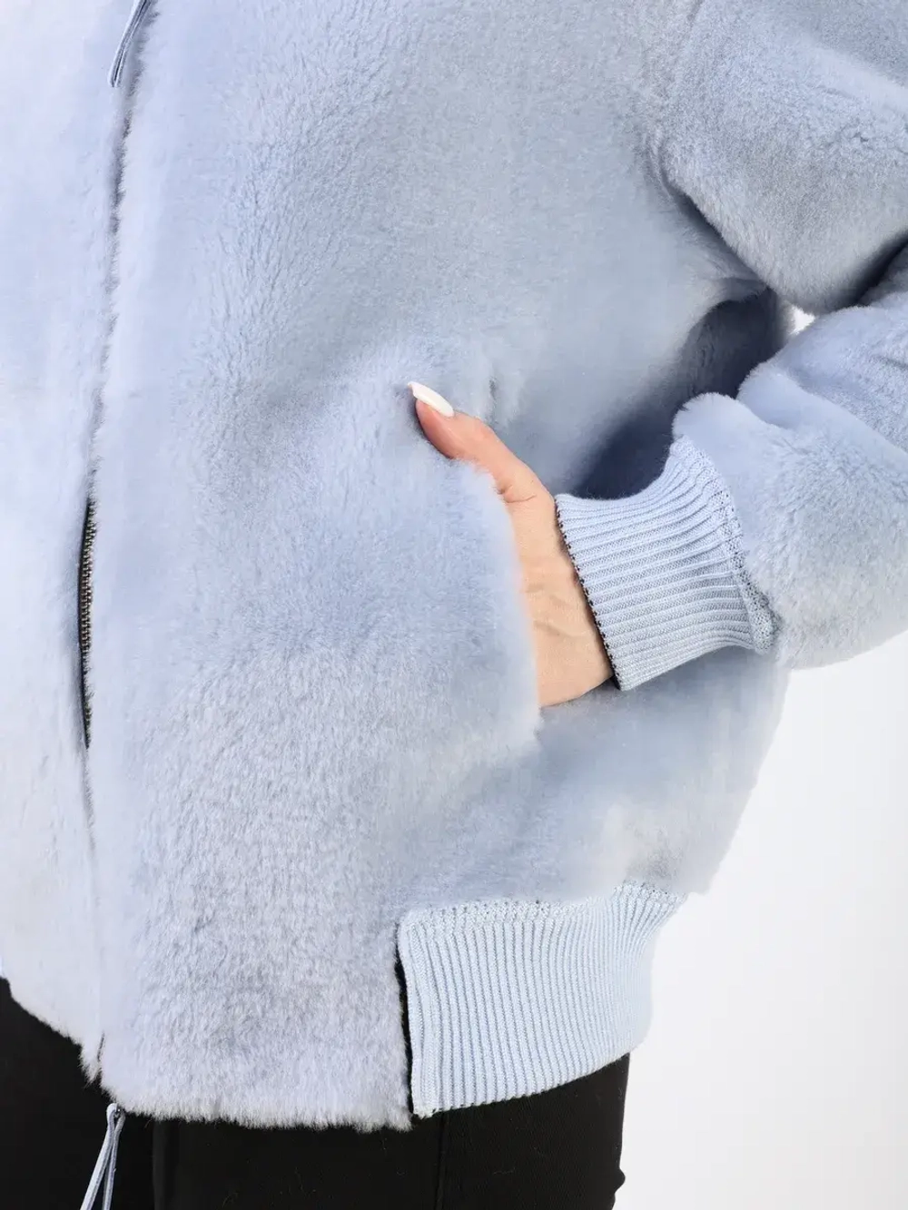 Дубленка зимняя двухсторонняя шуба укороченная