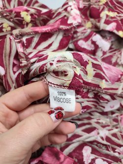 Блузка из вискозы с принтом 46-48 размер