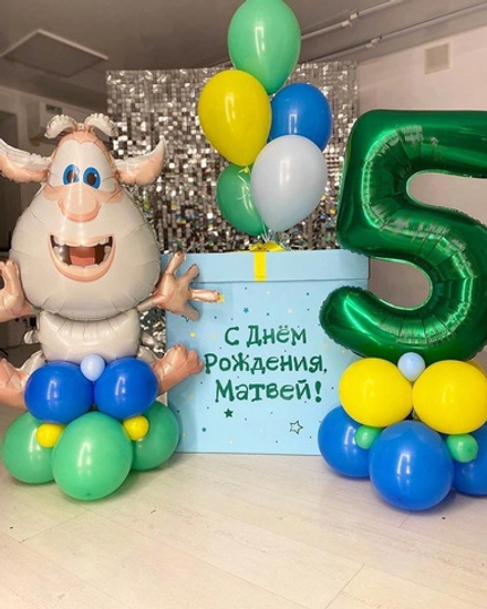 Коробка с шарами Домовенок Буба