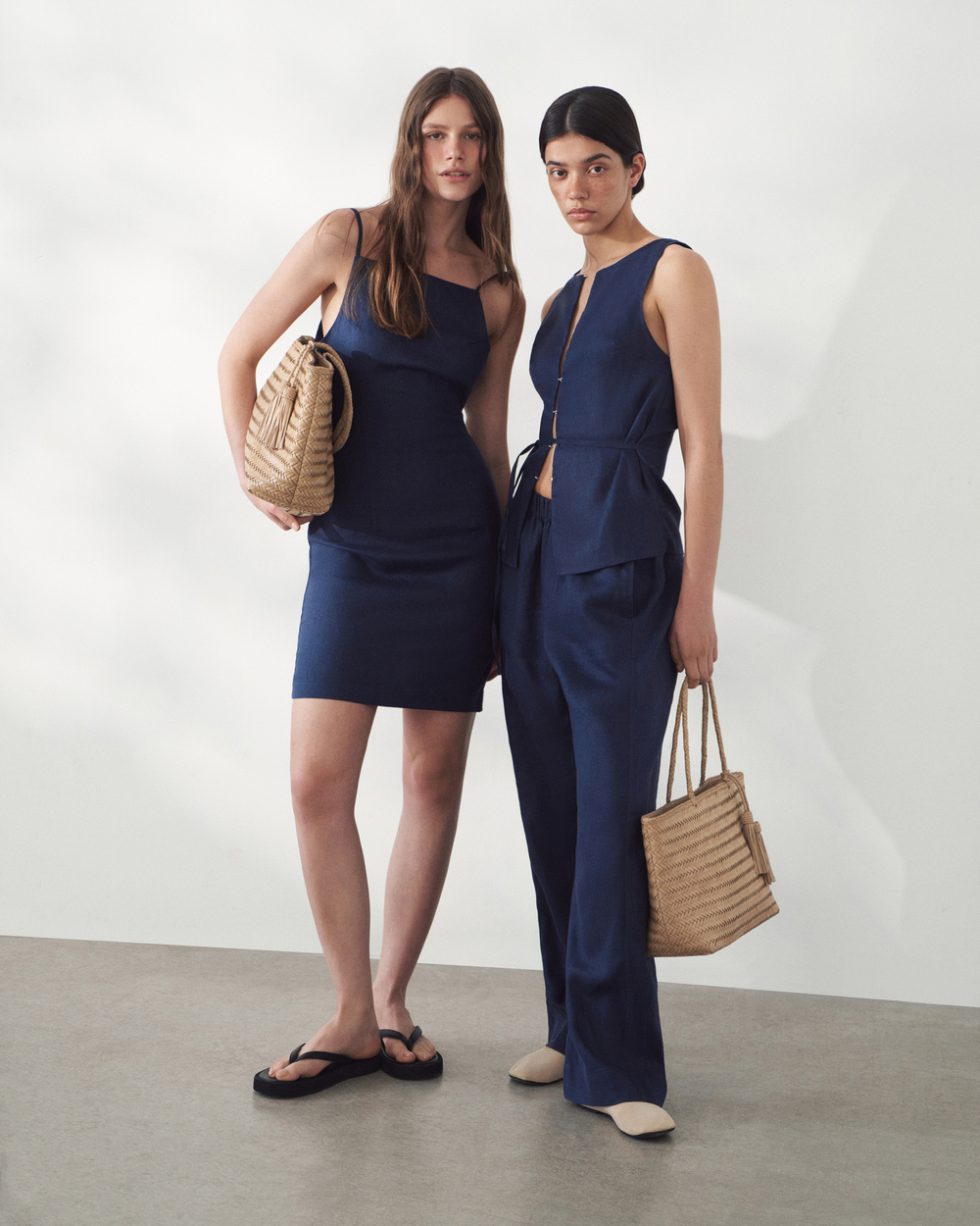 Tote bag TOSCANA NEW L straw color