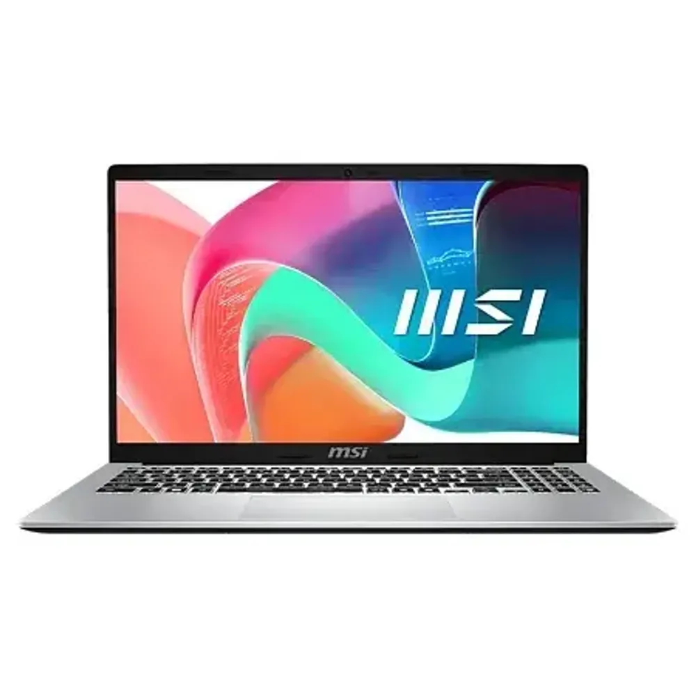 Бизнес Ноутбук MSI Modern 15 F1MG-271XKZ, 15.6&quot; FHD, IPS, 60Hz, Core 5 120U, 16GB DDR4(8GB*2), 512GB*1 NVMe SSD, Intel Graphics, Dos, Urban Silver