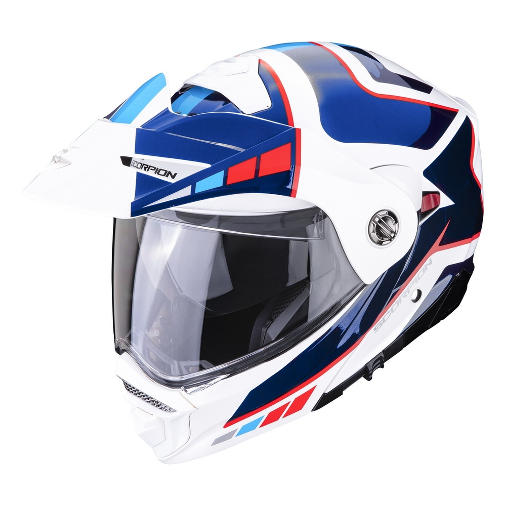 SCORPION EXO ADX-2 CAMINO WHITE/BLUE/RED