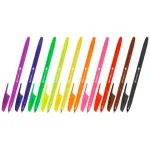 Набор шариковых ручек 10цв. Brauberg X-333, 0,7мм, тонированный корпус