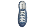 Burberry Low top Skateboard Shoes Women"s Denim Blue