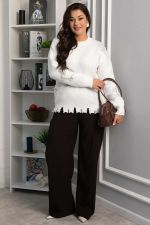 Свитер рваный Наиль (белый) Б14420-13М LT Collection