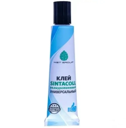 Клей SINTACOLL - 1 штука полиуретановый универсальный водостойкий для ПВХ ткани лодок бассейнов матрасов . 30 мл / Синтакол