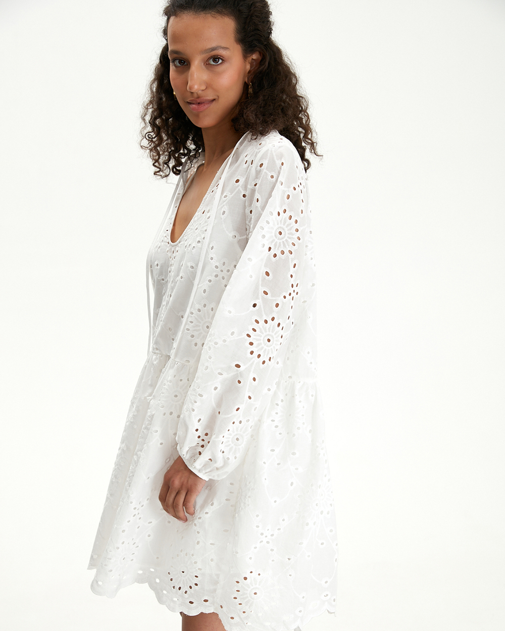 Свободное платье из итальянского шитья