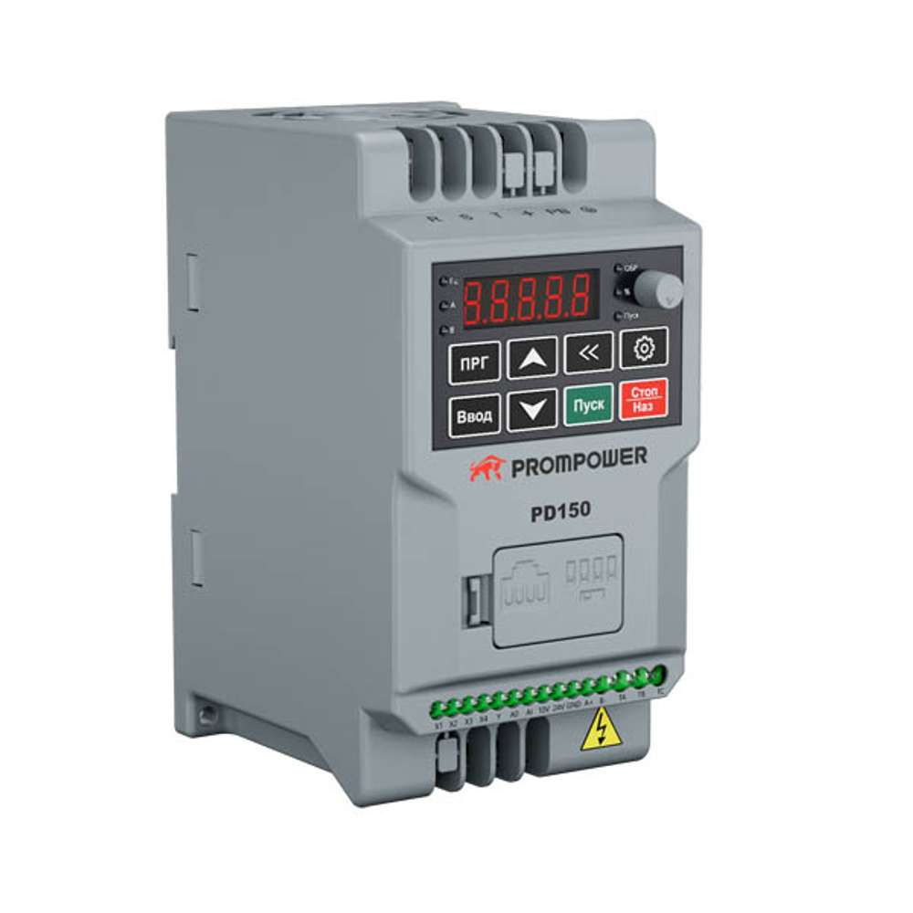Преобразователь частоты Prompower PD150-A4007B, 380B, 3/4А, 0,75/1,5кВт