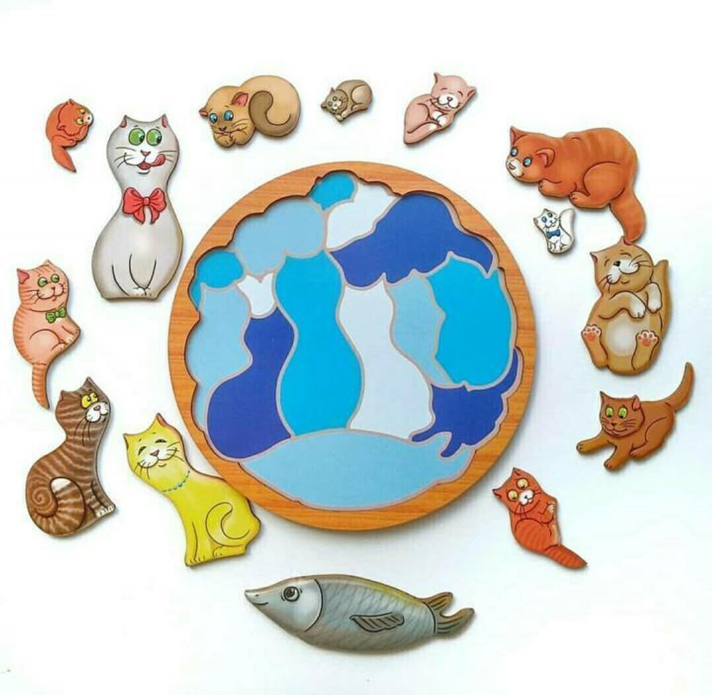 Головоломка "Коты" SmileDECOR
