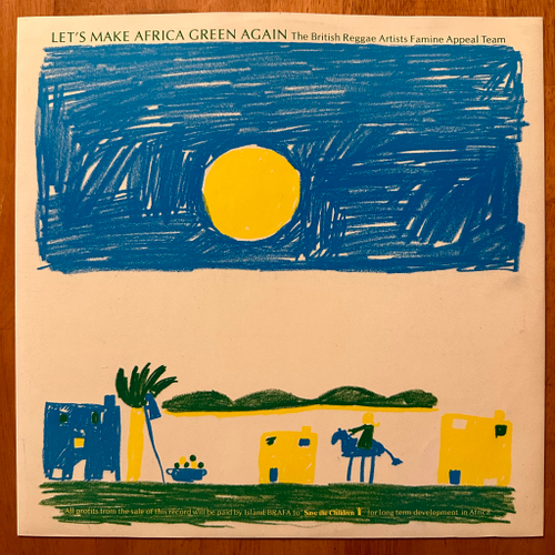 Brafa Team ‎– Let's Make Africa Green Again (Англия 1985г.) 12", 45 RPM