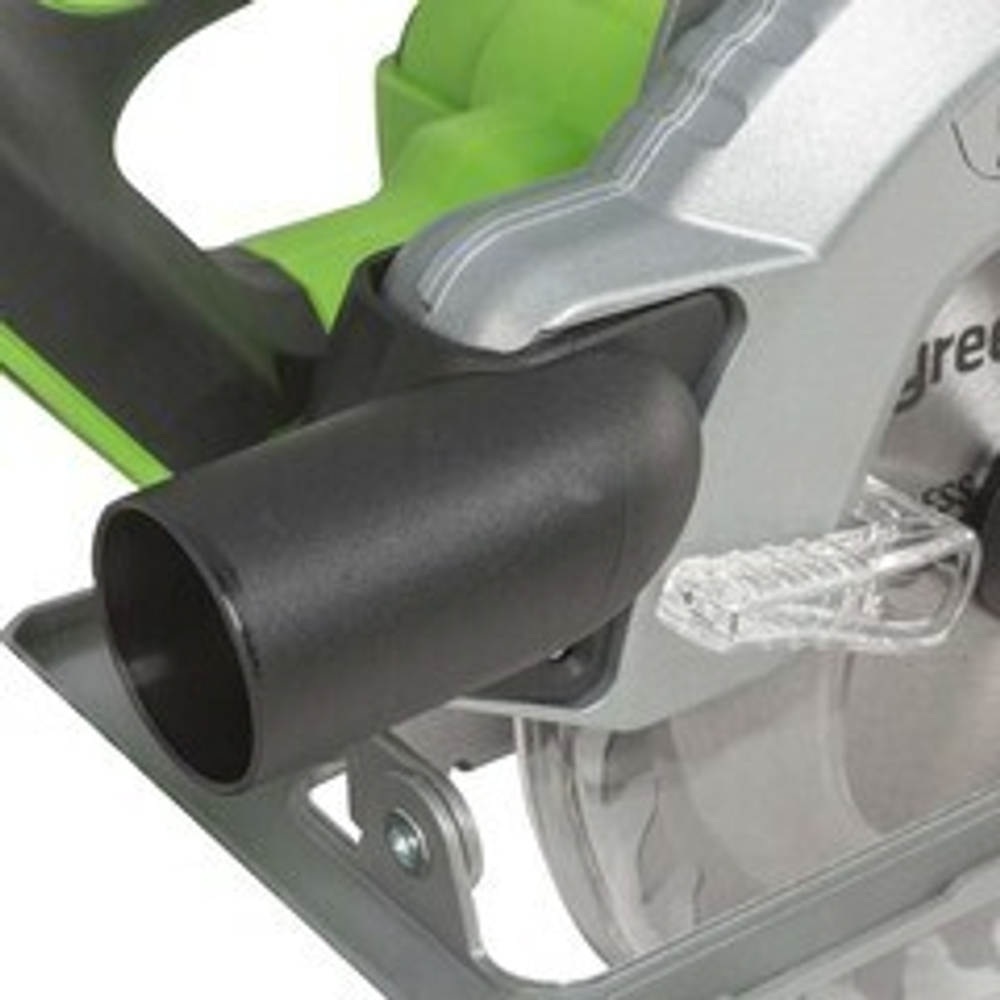 Пила дисковая аккумуляторная Greenworks GD24CS 24В Li-Ion 185 мм без АКБ и ЗУ (1500907)