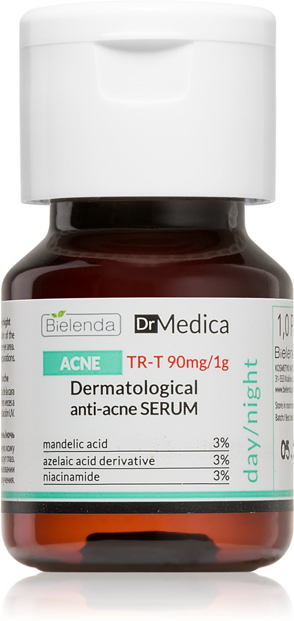 Bielenda Dr Medica Acne - сыворотка для регулирования чрезмерной себореи и симптомов акне /   30  ml  / GTIN 5902169030384