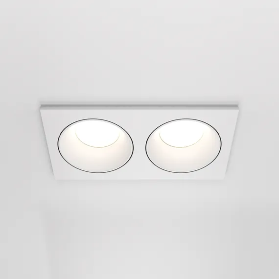 Встраиваемый светильник Зум / Zoom 2*GU10 10 Вт IP 65 Technical dl033-2-02w