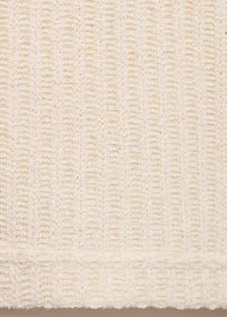 Трикотажная футболка в рубчик