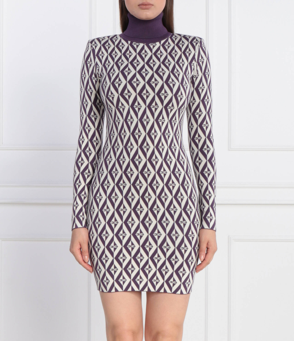Платье Elisabetta Franchi - фиолетовый(AM98B36E2)