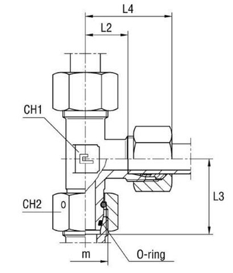 Соединение PNL DL10 16х1.5 (в сборе)