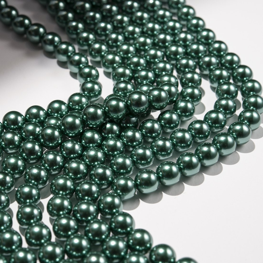 Хрустальный жемчуг, оттенок "Магическая Змея", шар 10мм, улучшенное покрытие