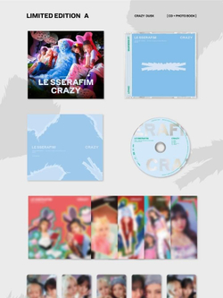 Альбом LE SSERAFIM - CRAZY JAPAN 3rd Single LIMITED A Version