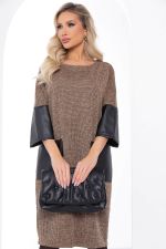 Платье "Кайла" (капучино/блэк) П8150 LT Collection
