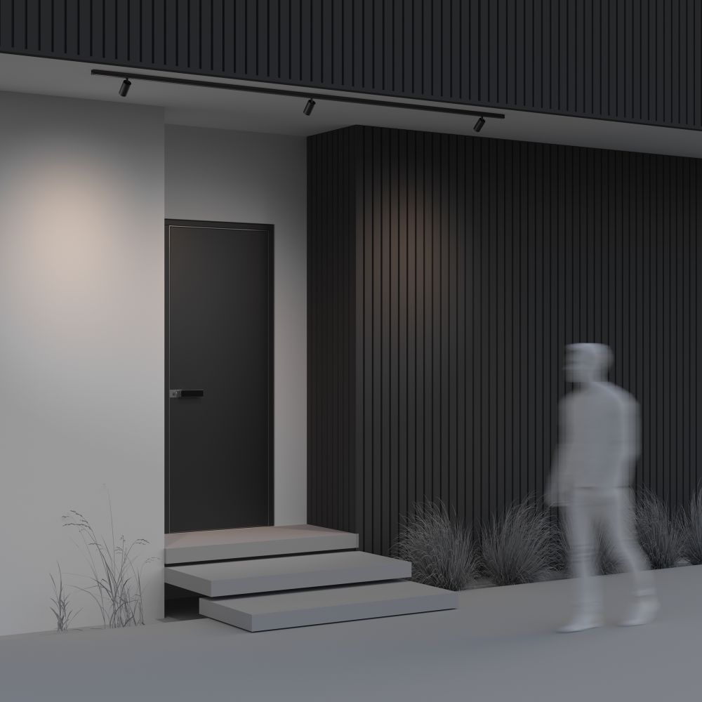 Уличный трековый светильник Outdoor O-TR02-1-S-8WB3K