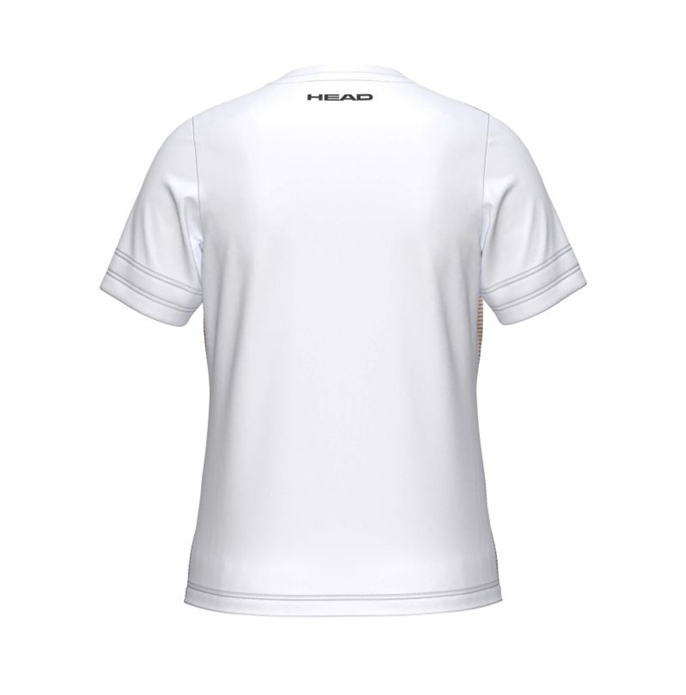 Футболка для девочки Head Girls Tie-Break II- white/print