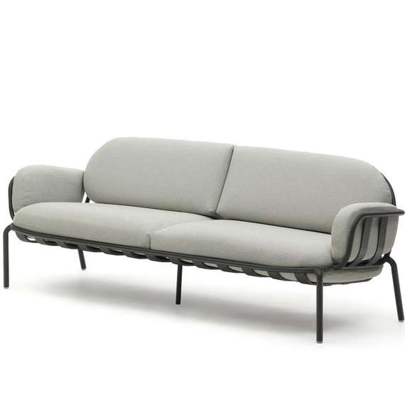 Joncols 3-местный алюминиевый диван серого цвета 225 см
