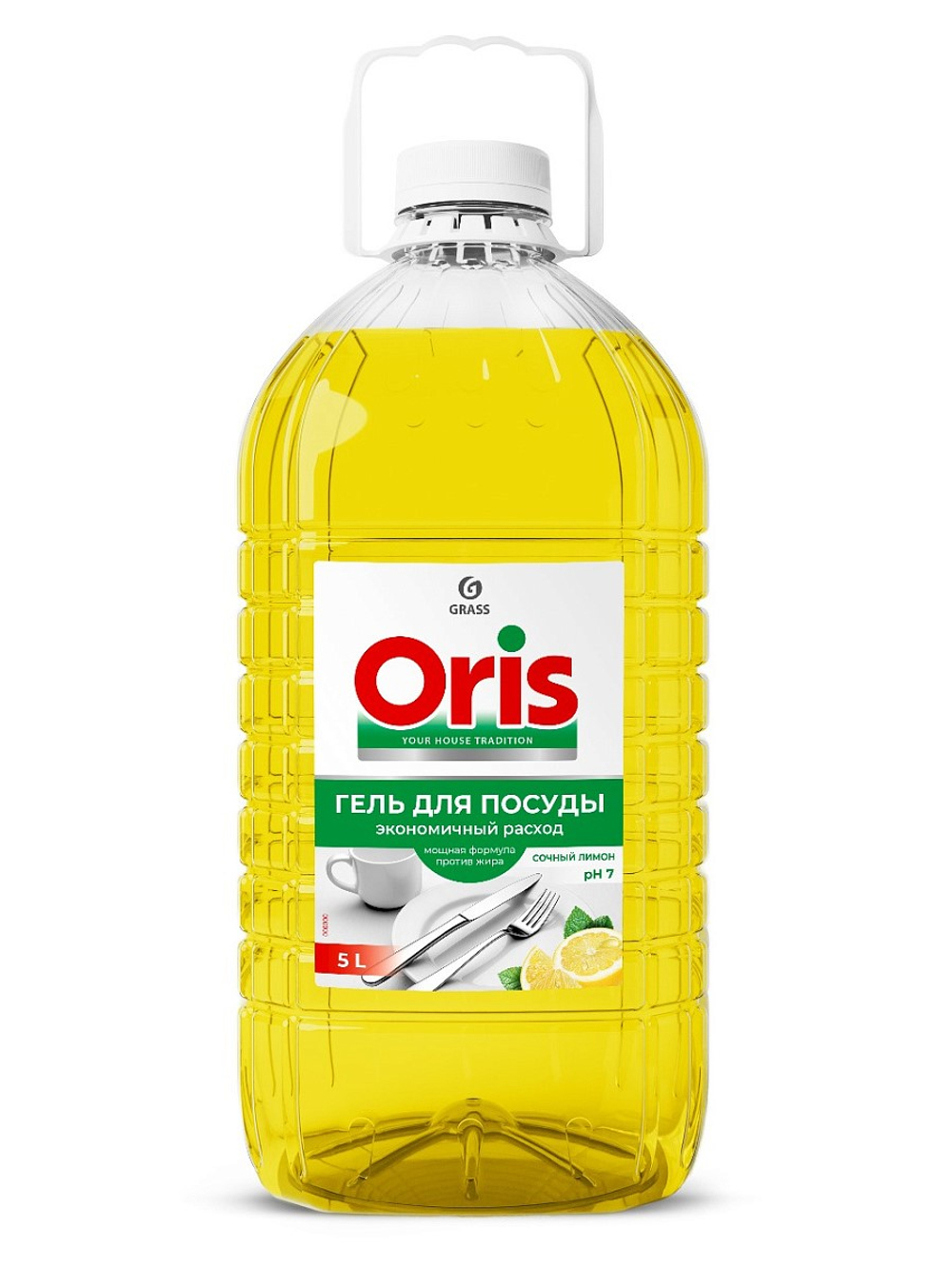 GraSS ORIS Моющее средство для посуды Лимон 5 л