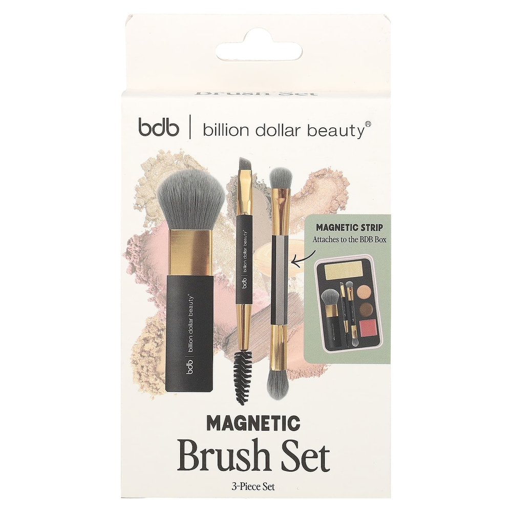 Billion Dollar Beauty, набор магнитных кистей, 3 шт.