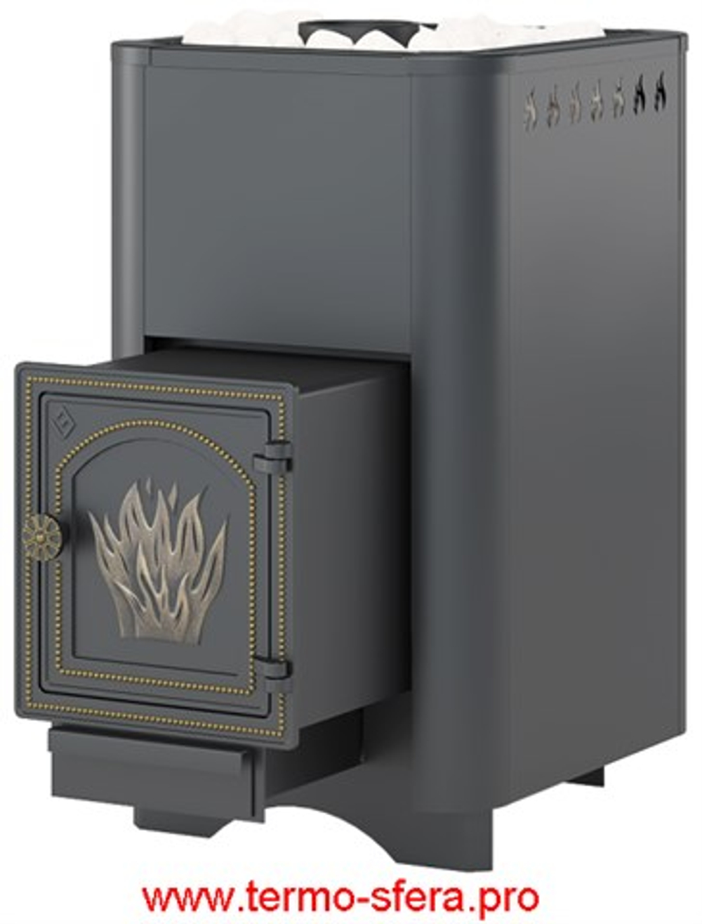 Печь ВЕЗУВИЙ Русичъ Антрацит 28 (ДТ-4)