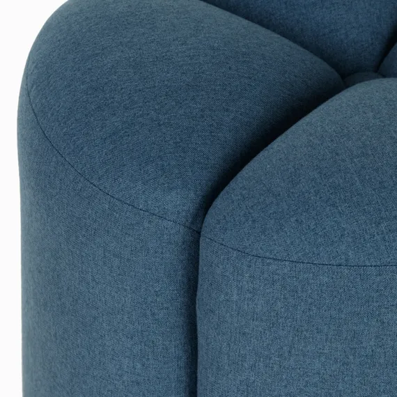 Пуф Bun, Ø45х45 см, синий