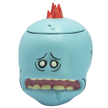 3D кружка с крышкой Rick & Morty, Рик и Морти. Mr. Meeseeks 450 ml ABYMUG675