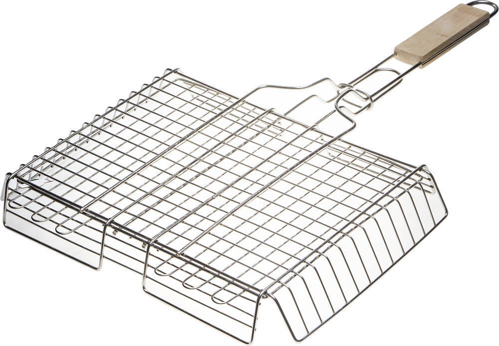 Решетка-гриль GRINDA ″BARBECUE″, объемная, нержавеющая сталь, 340х260мм