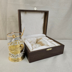 Подстаканник Москва с позолотой