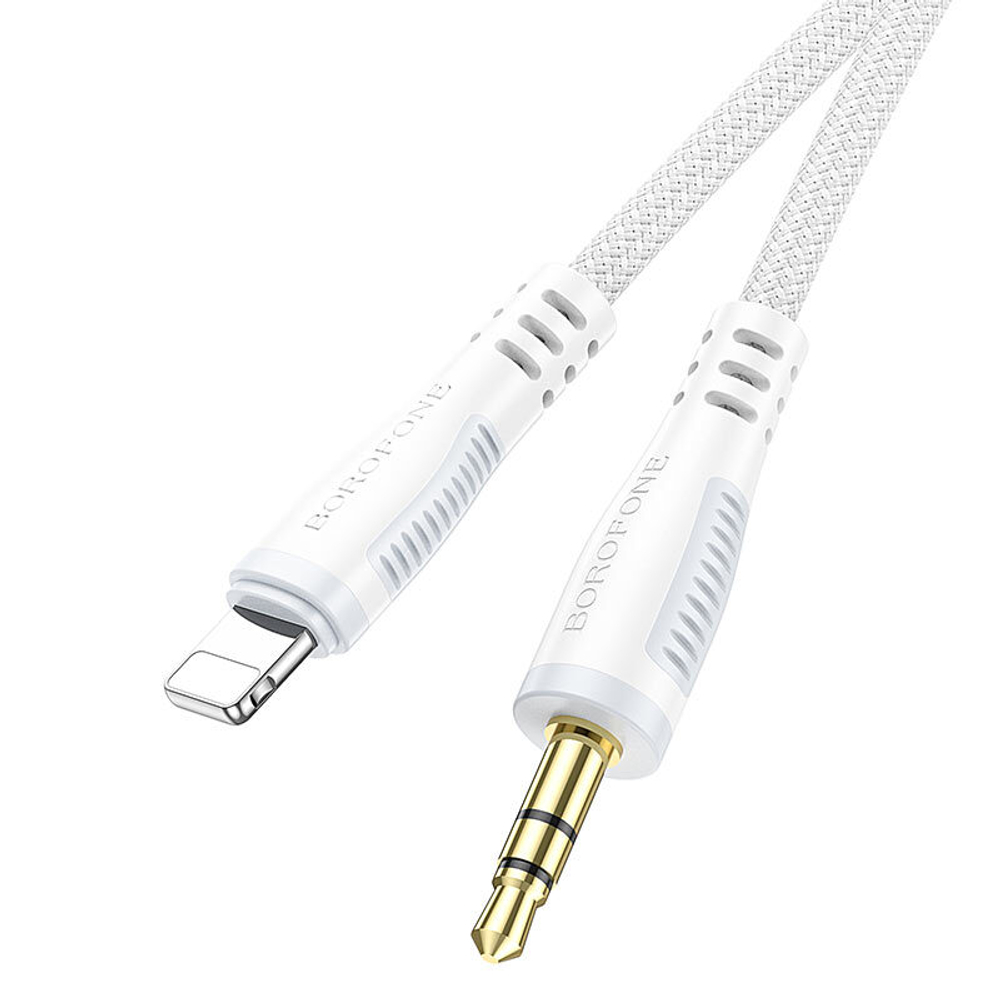 Аудио Адаптер BOROFONE BL14 Lightning - 3.5mm AUX (белый)