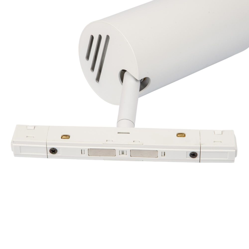 ULB-M60-24W-4000K-35 WHITE Светильник-прожектор светодиодный трековый. Для магнитного шинопровода. 900 Лм. Белый свет 4000К. Белый. ТМ Uniel