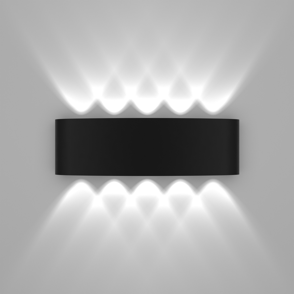 343057 Светильник GEMMA 10х1W LED 1100LM G ЧЕРНЫЙ 4000K IP65