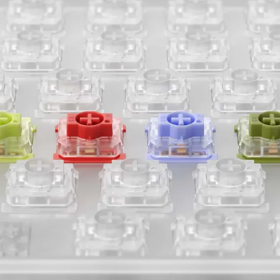 NuPhy Air60 V2 Red Switch Iconic White