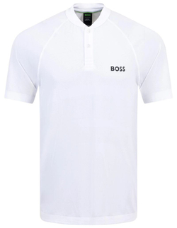 Теннисное поло BOSS x Matteo Berrettini Pariq MB Polo - white