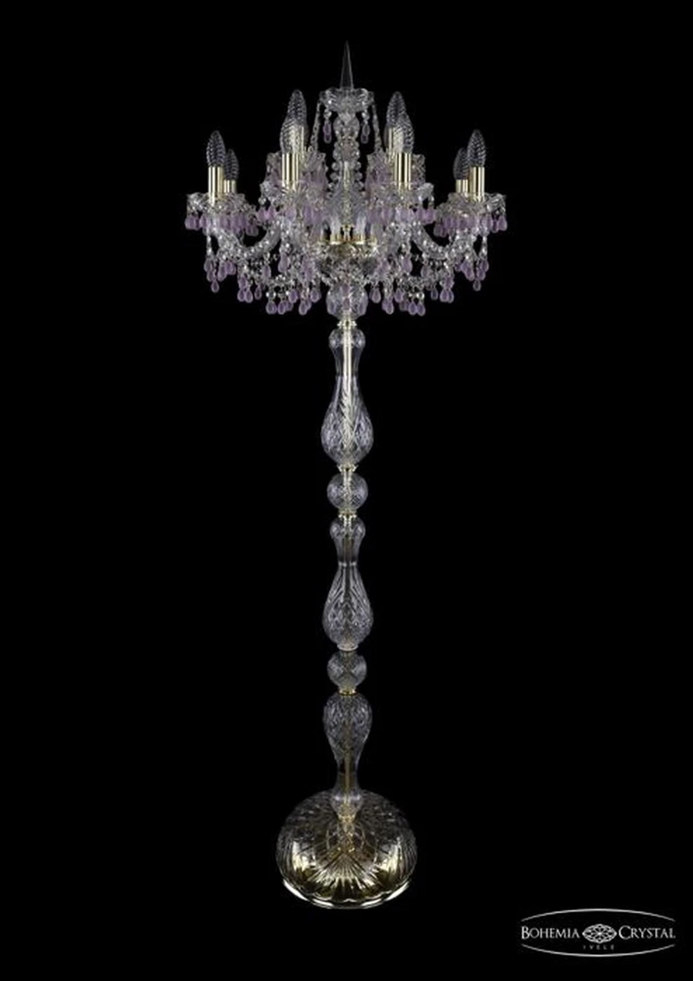 Торшер Bohemia Ivele 1410T1/8+4/195-165/G/V7010