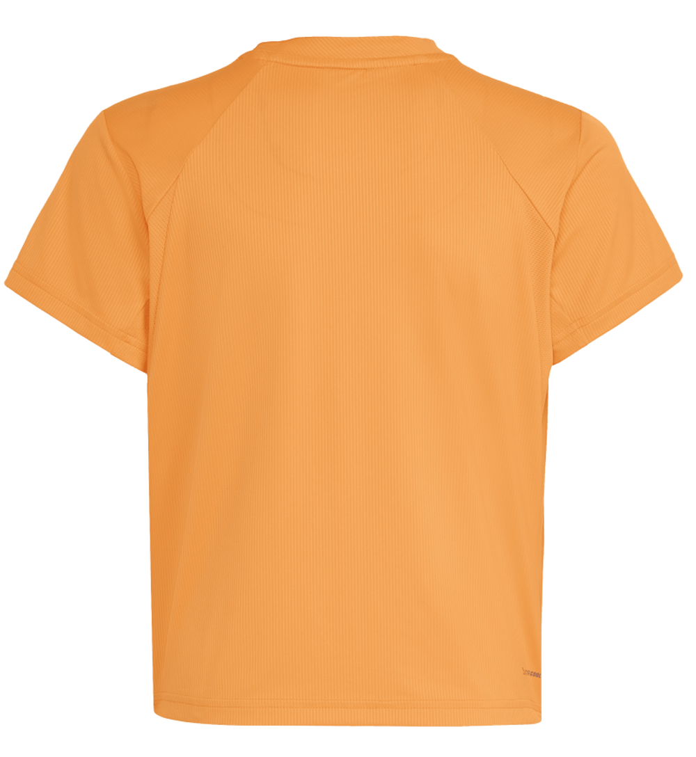 Футболка для девочки Adidas Girls Climacool Freelift - pure orange