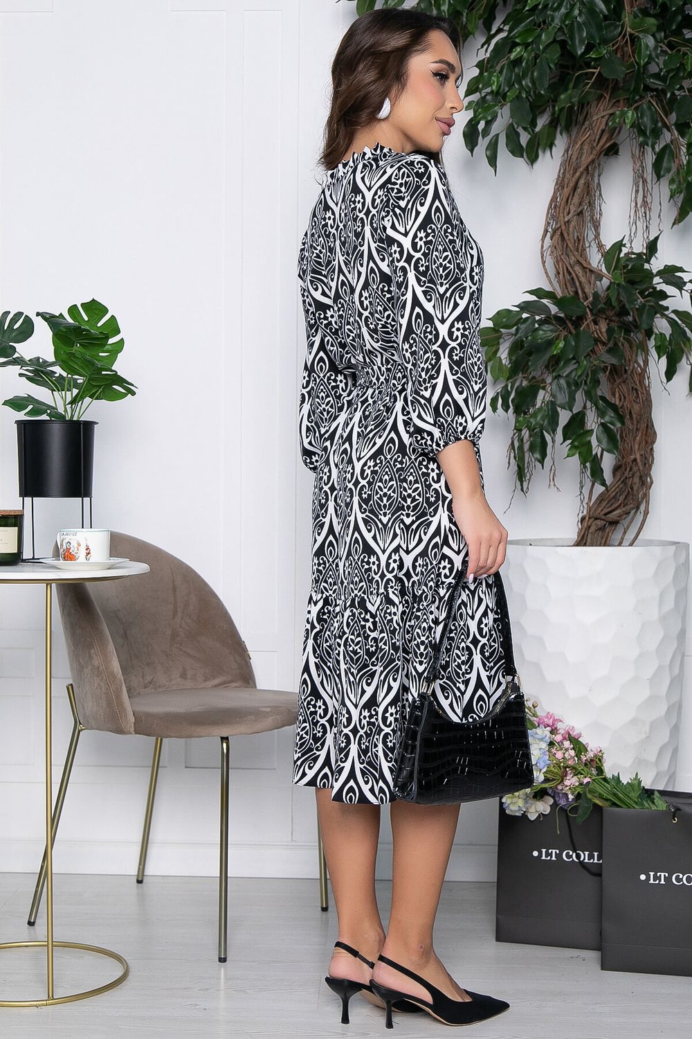 Платье Лада (черное) П10537 LT Collection