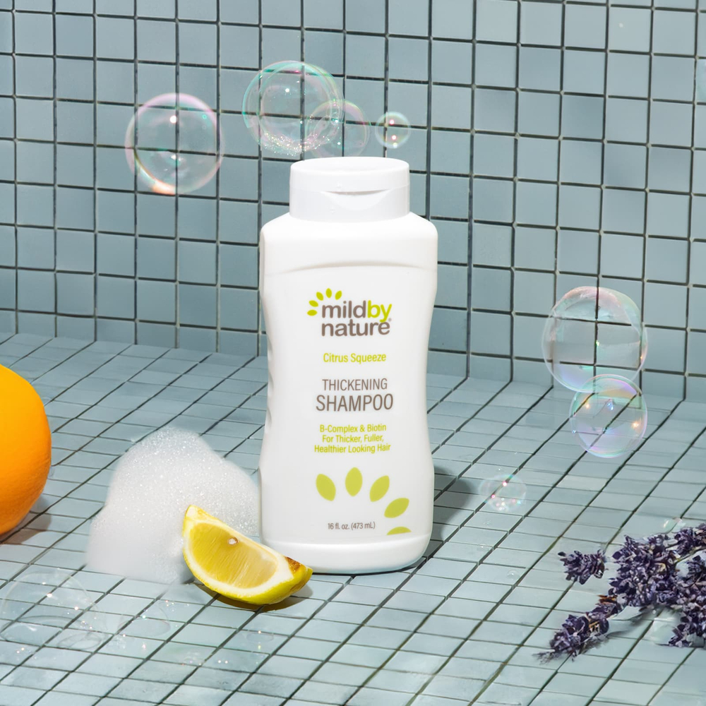 Mild By Nature, шампунь для густоты волос, комплекс витаминов группы B и биотин, с цитрусовым ароматом, 473 мл (16 жидк. унций)