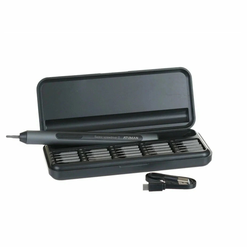 Электрическая отвертка DUKA ATuMan E1 25 в 1 Black