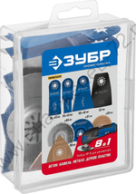ЗУБР НР-8 UniLock, OIS-хвост., 8 предм., Набор насадок для реноватора, Профессионал (15575)