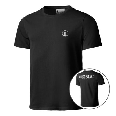 Мужское теннисное поло Quiet Please Ready To Serve T-Shirt Men - Black, White