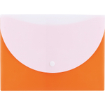 Папка-конверт на кнопке DELI "RIO", А5, 0,18 мм, с карманом, ассорти