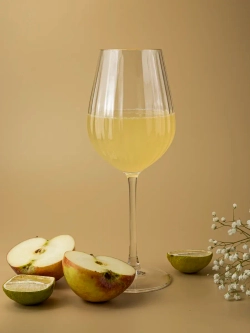 Набор бокалов для вина, 600 мл, 2 шт. с золотой каймой