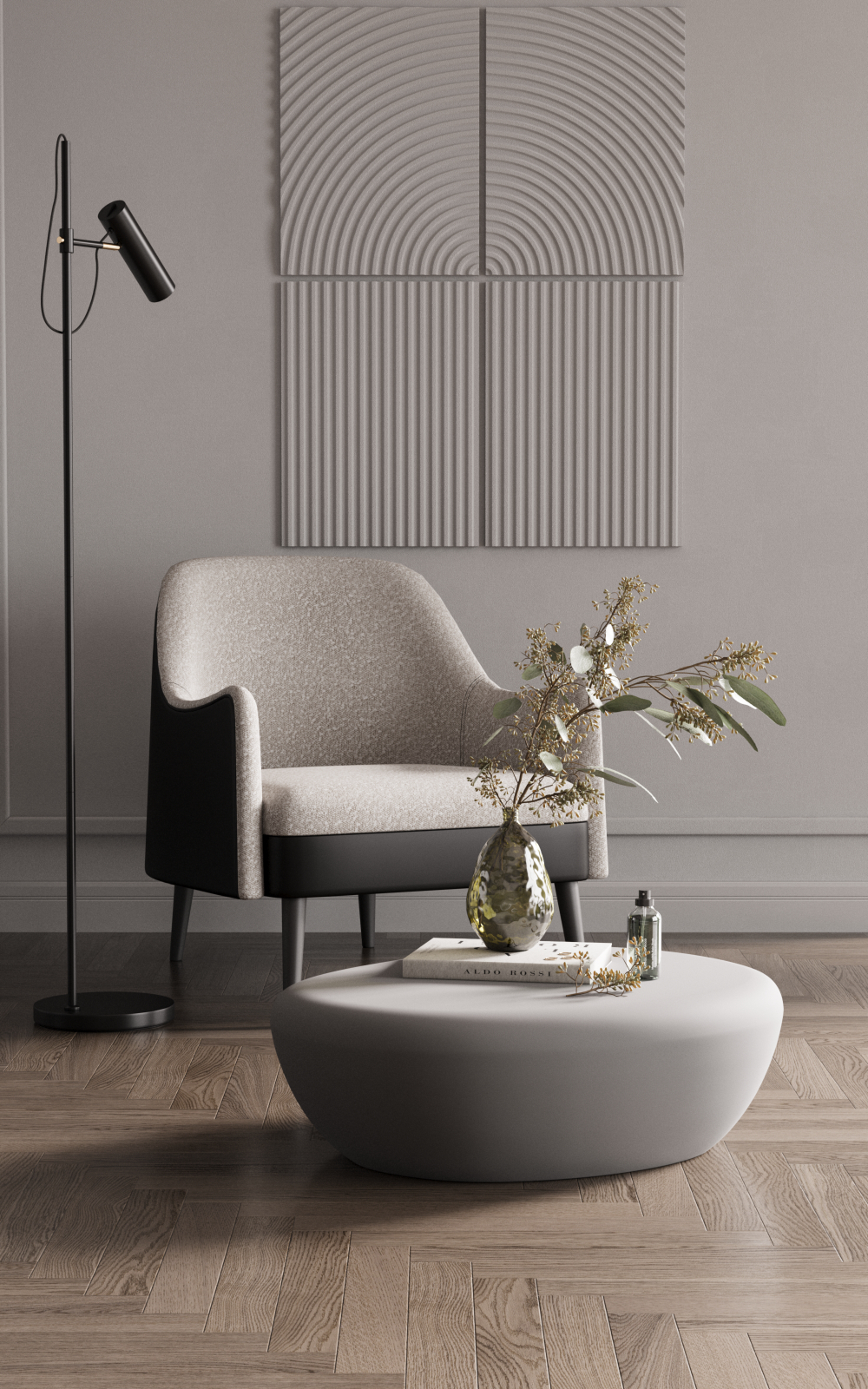 Стол журнальный Ангара однотонный